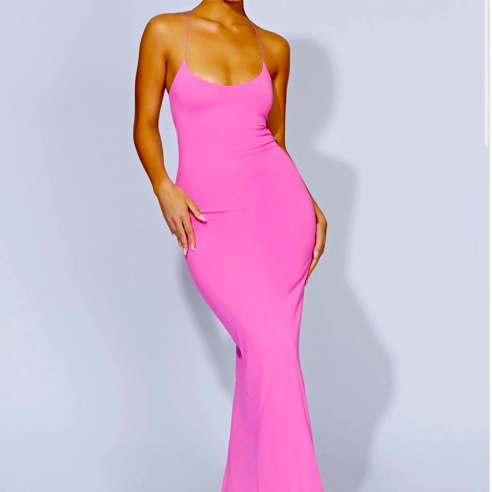 Meshki Pink Maxi Dress